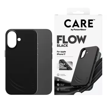 Θήκη προστασίας PanzerGlass CARE Feature FLOW Case Μαύρη με MagSafe για iPhone 17