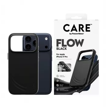 Θήκη προστασίας PanzerGlass CARE by Feature FLOW Case Μαύρη με MagSafe για iPhone 17 Pro