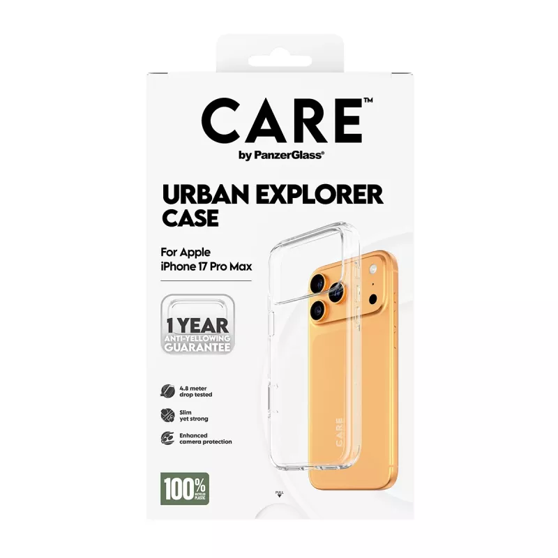 Θήκη προστασίας PanzerGlass CARE Urban Explorer Transparent για iPhone 17 Pro Max