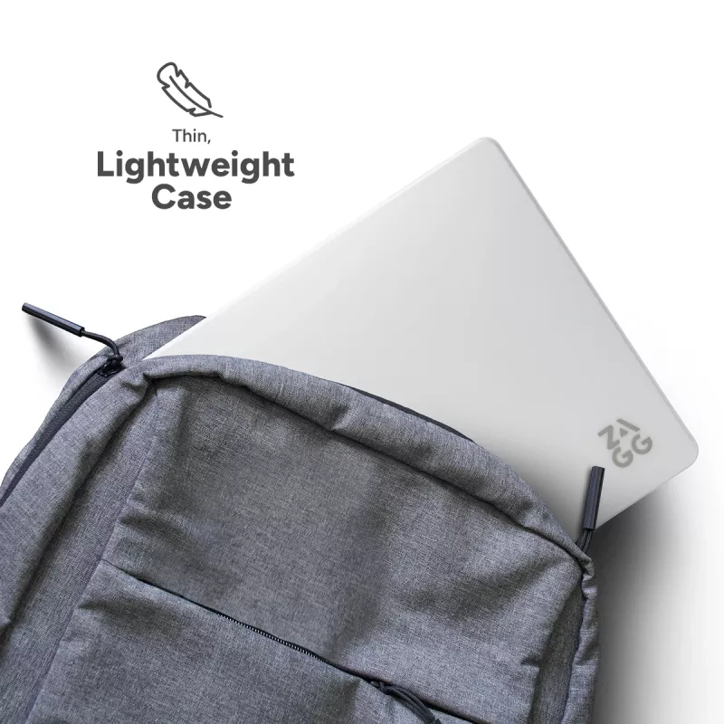 ZAGG Προστασία MacBook 33 cm (13 ιντσών) Σκληρή θήκη Ασημί