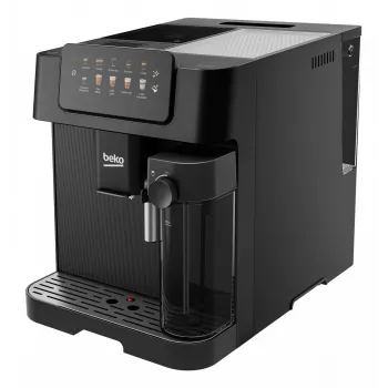 Beko CEG7304B CaffeExperto Αυτόματη μηχανή καφέ με ακροφύσιο ατμού, μηχανή εσπρέσο, 2 l, κόκκοι καφέ, Ενσωματωμένος μύλος, 1350 W, Μαύρο, Ασημί