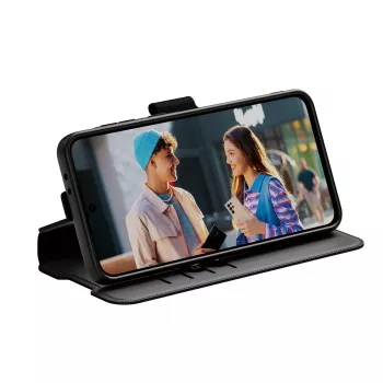 Wallet Case PanzerGlass Samsung Galaxy A56 5G Μαύρη με Kickstand