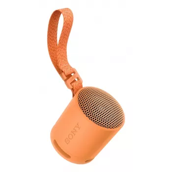 Sony SRS-XB100 - Φορητό ασύρματο ηχείο Bluetooth, ανθεκτικό IP67 αδιάβροχο και αντισκονικό, μπαταρία 16 ωρών, Eco, εξωτερικού χώρου και ταξιδιού σε πορτοκαλί
