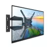 Techly ICA-PLB 271M επιτοίχια βάση τηλεόρασης 25-52 ιντσών, περιστρεφόμενη και με κλίση, λεπτή, 40 kg, μαύρη