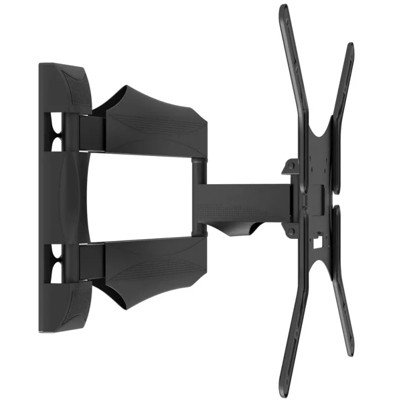Techly ICA-PLB 271M επιτοίχια βάση τηλεόρασης 25-52 ιντσών, περιστρεφόμενη και με κλίση, λεπτή, 40 kg, μαύρη