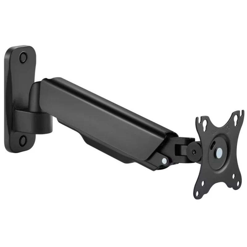 Techly ICA-LCD G111E επιτοίχια βάση οθόνης/τηλεόρασης 17-32 ιντσών, περιστρεφόμενη, βραχίονας με ελατήριο, 9 kg