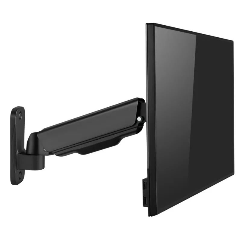 Techly ICA-LCD G111E επιτοίχια βάση οθόνης/τηλεόρασης 17-32 ιντσών, περιστρεφόμενη, βραχίονας με ελατήριο, 9 kg