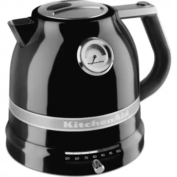 Ηλεκτρικός βραστήρας KITCHENAID 1,5 L 2400 W μαύρο, 7 ρυθμίσεις θερμοκρασίας, ανοξείδωτο ατσάλι/αλουμίνιο