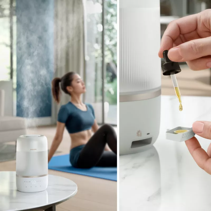 Philips 1000 series HU1510/04 Υγραντήρας υπερήχων 3 L λευκό 19 W