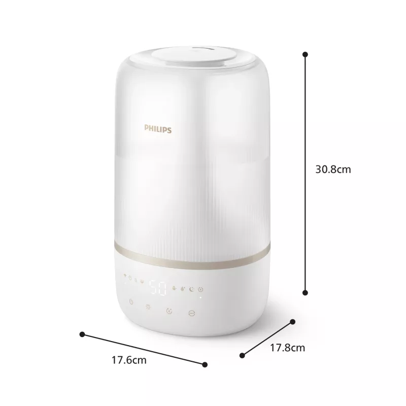 Philips 1000 series HU1510/04 Υγραντήρας υπερήχων 3 L λευκό 19 W