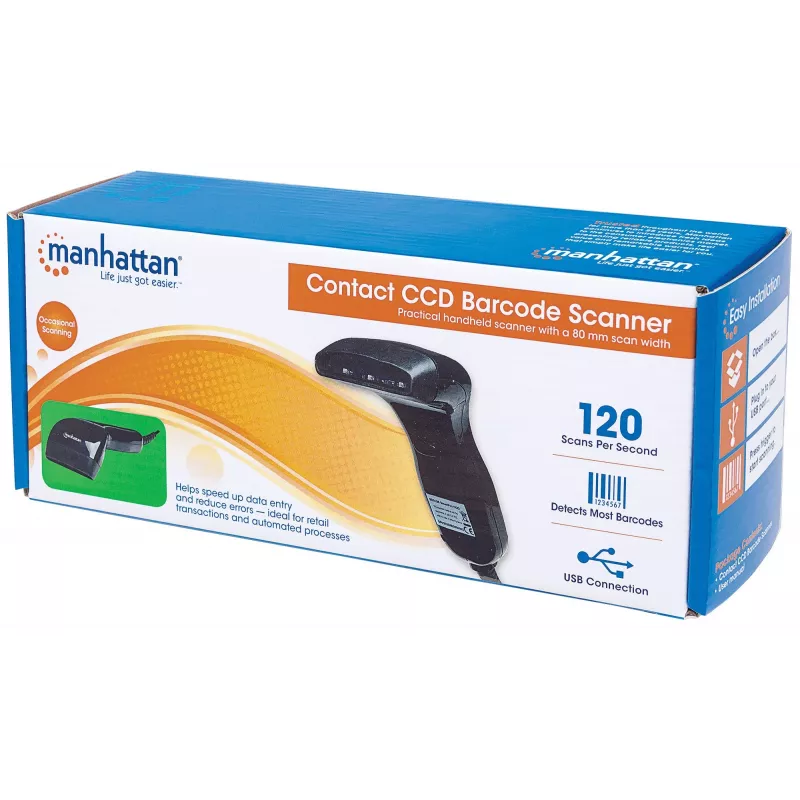Φορητός σαρωτής barcode Manhattan Contact CCD