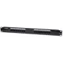 Intellinet Patch Panel, Cat6, UTP, 16-Port, 1U, Μαύρο