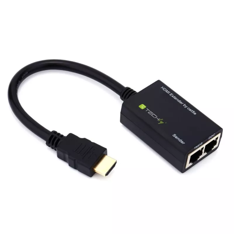 Techly Ενισχυτής HDMI Cat 5e / 6 Συμπαγής 30m IDATA EXT-E30D
