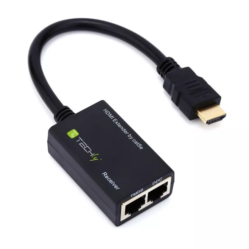 Techly Ενισχυτής HDMI Cat 5e / 6 Συμπαγής 30m IDATA EXT-E30D