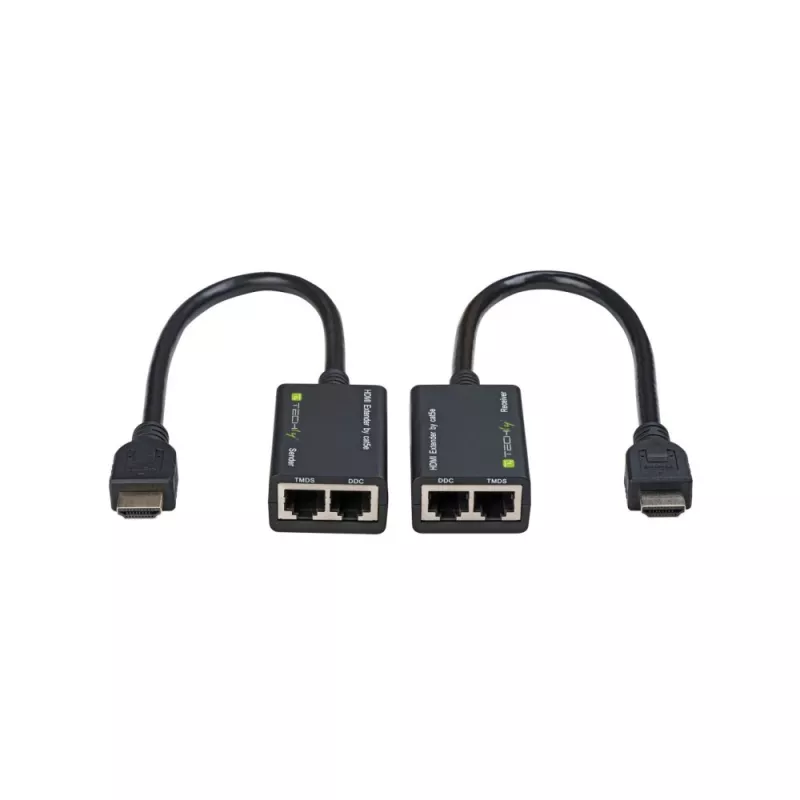 Techly Ενισχυτής HDMI Cat 5e / 6 Συμπαγής 30m IDATA EXT-E30D