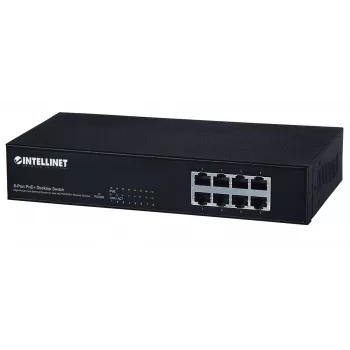 Switch, Intellinet 8-Port Fast Ethernet PoE+ Switch, 8 x θύρες PoE, 1,6 Gbit/s