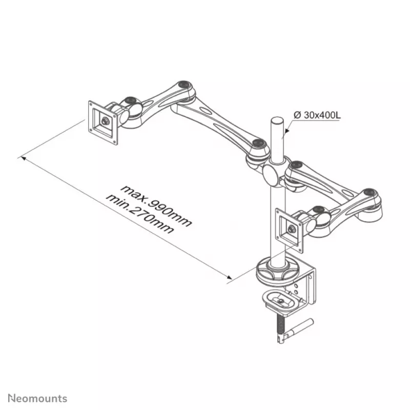 Neomounts FPMA-D930D Βάση οθόνης 10-30 ιντσών