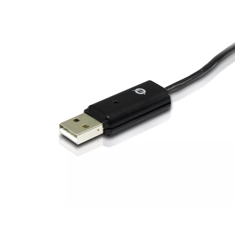 Conceptronic Καλώδιο κοινής χρήσης οπτικού δίσκου USB, 1,8 m, Μαύρο, USB A, USB A, Αρσενικό/Αρσενικό, 20 g