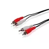 Conceptronic Καλώδιο ήχου RCA, RCA, βύσμα αρσενικό, RCA, βύσμα αρσενικό, 5 m, Μαύρο