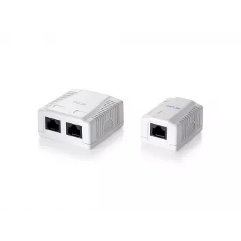 Equip Πρίζα τοίχου 1-Port Cat.5e, RJ-45, 5e, Λευκό, 39 mm,…