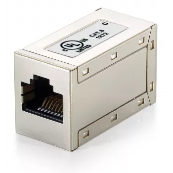 Equip Cat.6 Θωρακισμένος Αρθρωτός Inline Κουπλέρ, RJ-45, RJ-45, Μεταλλικό