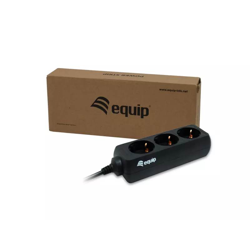 Πολύπριζο Equip 3 θέσεων καλώδιο 1,1 m