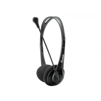 Headset Equip Chat Headset ενσύρματο Head-band κλήσεις/μουσική μαύρο
