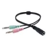 Headset Equip Chat Headset ενσύρματο Head-band κλήσεις/μουσική μαύρο