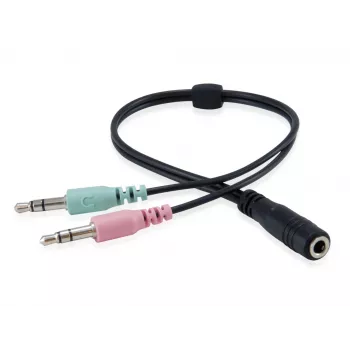 Headset Equip Chat Headset ενσύρματο Head-band κλήσεις/μουσική μαύρο