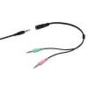 Headset Equip Chat Headset ενσύρματο Head-band κλήσεις/μουσική μαύρο