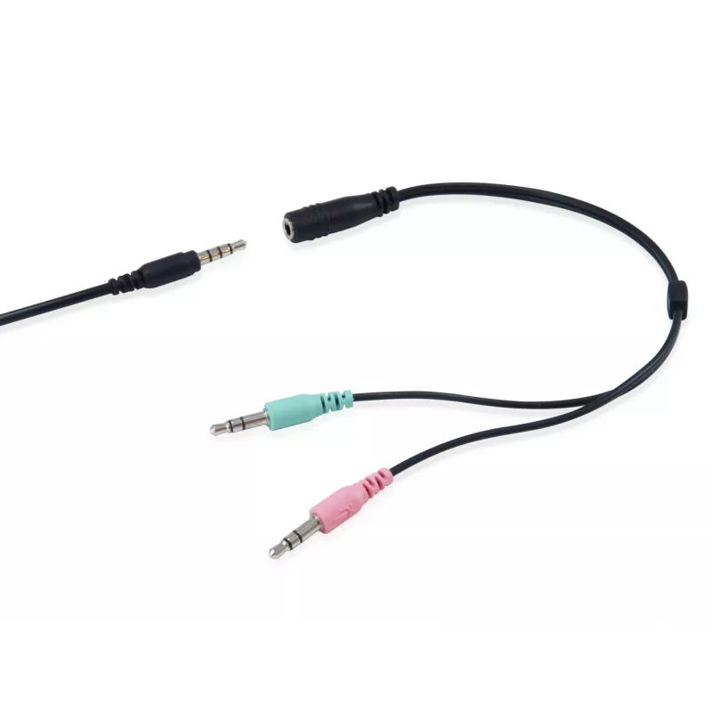 Headset Equip Chat Headset ενσύρματο Head-band κλήσεις/μουσική μαύρο