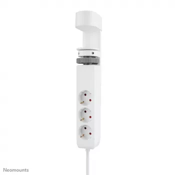 Neomounts DS22-840WH6 Πρίζα γραφείου με σφιγκτήρα και θύρες USB-C και USB-A – ταχεία φόρτιση