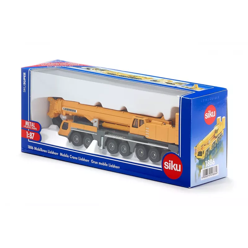 Siku Super 1886 Liebherr μοντέλο κινητού γερανού, 1:87, πορτοκαλί
