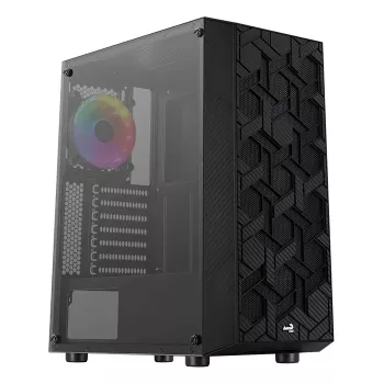 Aerocool Hive-G-BK-v3 Midi Tower Μαύρο