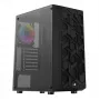 Aerocool Hive-G-BK-v3 Midi Tower Μαύρο