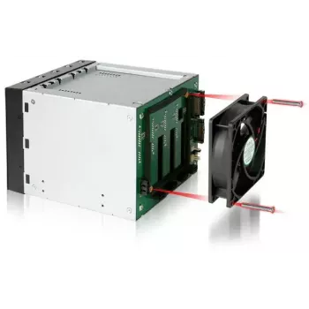 Πάνελ θήκης δίσκου Icy Dock MB155SP-B Μαύρο