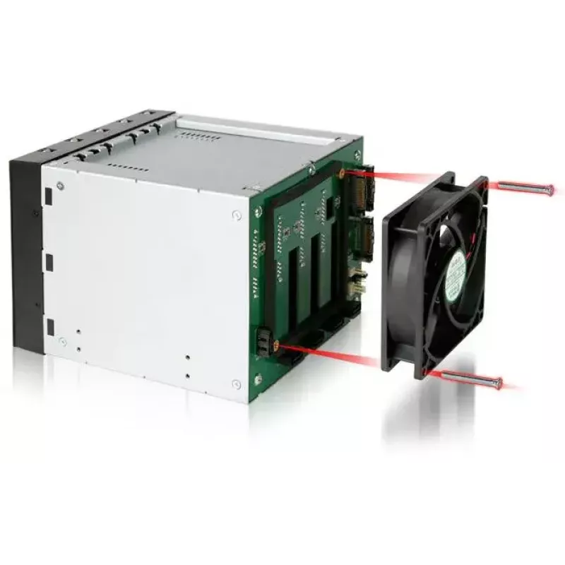 Πάνελ θήκης δίσκου Icy Dock MB155SP-B Μαύρο