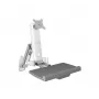 ICY BOX IB-MS600-W 61 cm (24 ίντσες) Βάση τοίχου Γκρι, Ασημί, Λευκό