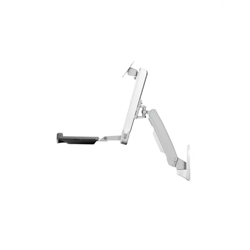 ICY BOX IB-MS600-W 61 cm (24 ίντσες) Βάση τοίχου Γκρι, Ασημί, Λευκό