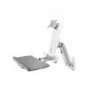 ICY BOX IB-MS600-W 61 cm (24 ίντσες) Βάση τοίχου Γκρι, Ασημί, Λευκό