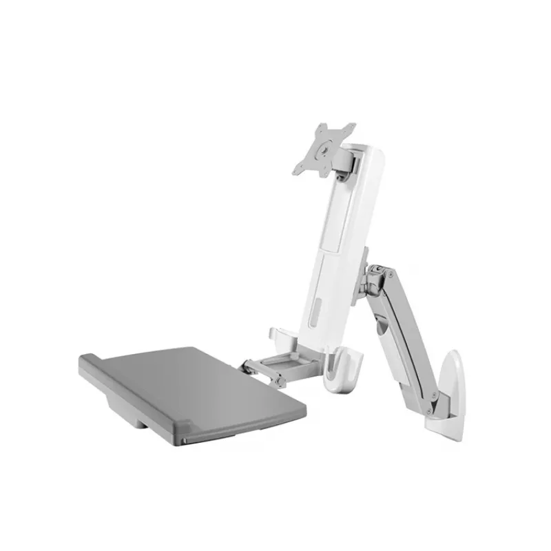 ICY BOX IB-MS600-W 61 cm (24 ίντσες) Βάση τοίχου Γκρι, Ασημί, Λευκό