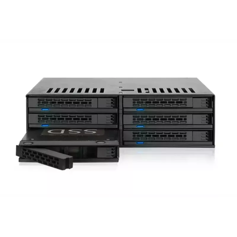 Disk Array Icy Dock MB326SP-B 0 TB Rack 1U Μαύρο