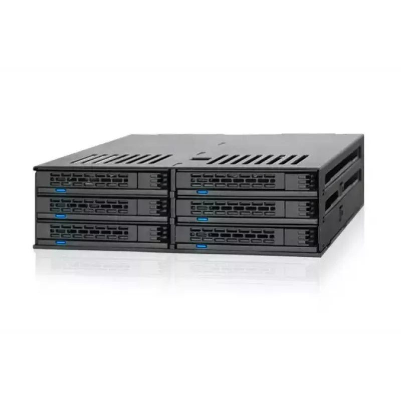 Disk Array Icy Dock MB326SP-B 0 TB Rack 1U Μαύρο