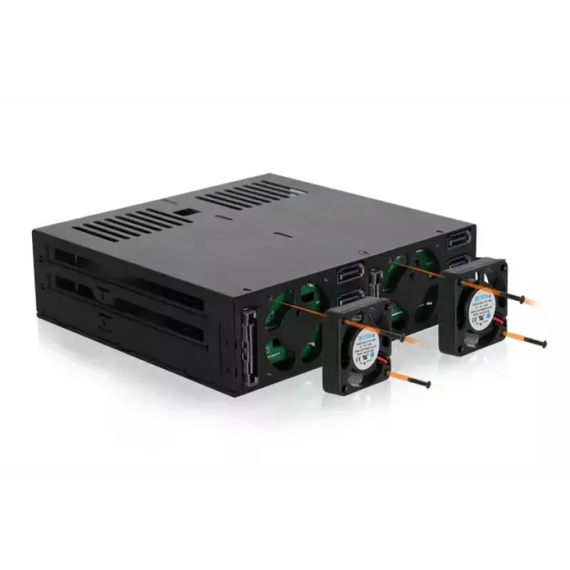 Disk Array Icy Dock MB326SP-B 0 TB Rack 1U Μαύρο