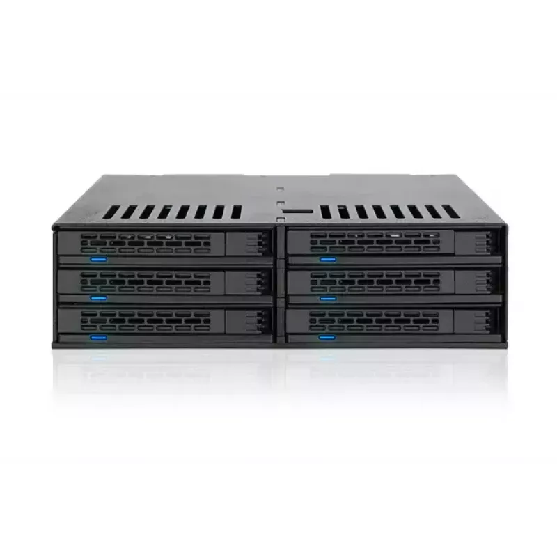 Disk Array Icy Dock MB326SP-B 0 TB Rack 1U Μαύρο