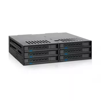 Disk Array Icy Dock MB326SP-B 0 TB Rack 1U Μαύρο