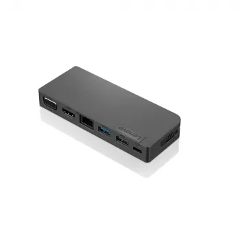 Lenovo 4X90S92381 Powered USB-C Travel Hub σταθμός σύνδεσης, VGA, HDMI, 13 W, Iron Grey