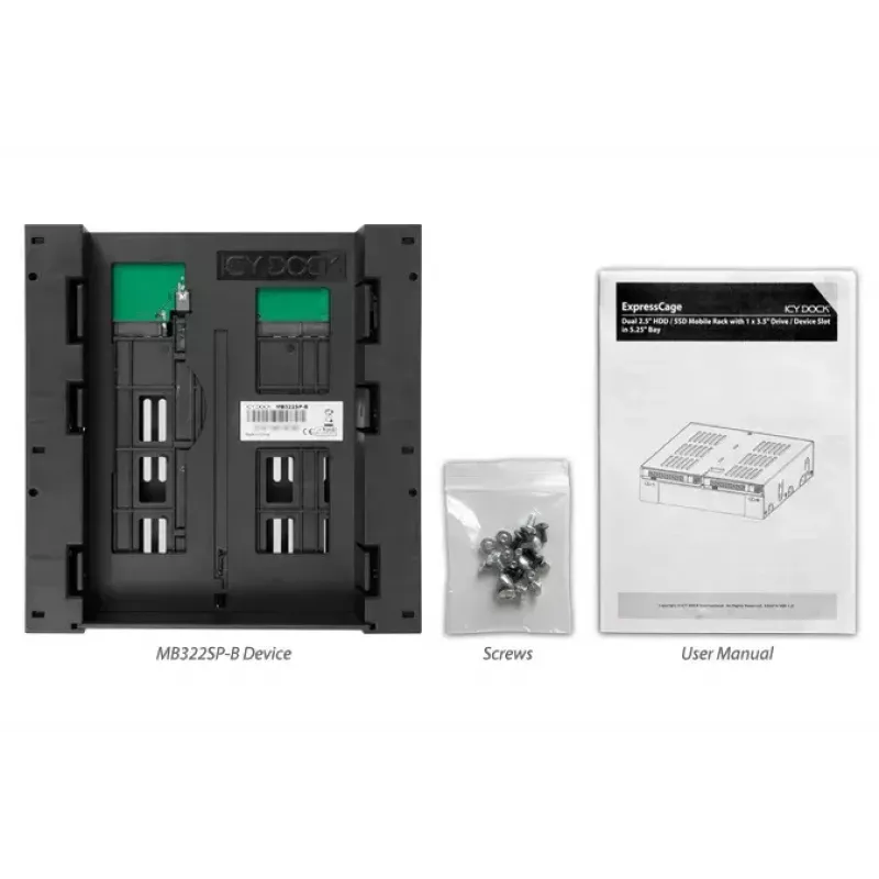 Πλαίσιο τοποθέτησης μονάδας Icy Dock MB322SP-B