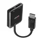 Lindy 38430 Hub διασύνδεσης DisplayPort 21600 Mbit/s Μαύρο