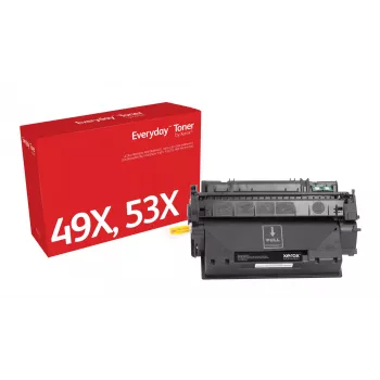 Everyday™ Μαύρο τόνερ Xerox συμβατό με HP 49X 53X (Q5949X/ Q7553X), Υψηλής χωρητικότητας